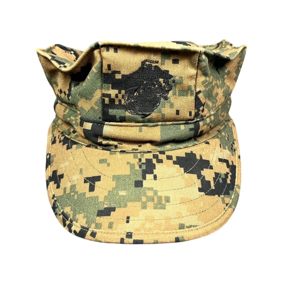 USMC Marine Corps MARPAT Woodland Digital Camo 8 Point Utility Cover Hat Cap